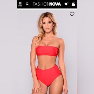 Fashion Nova Red Bikini